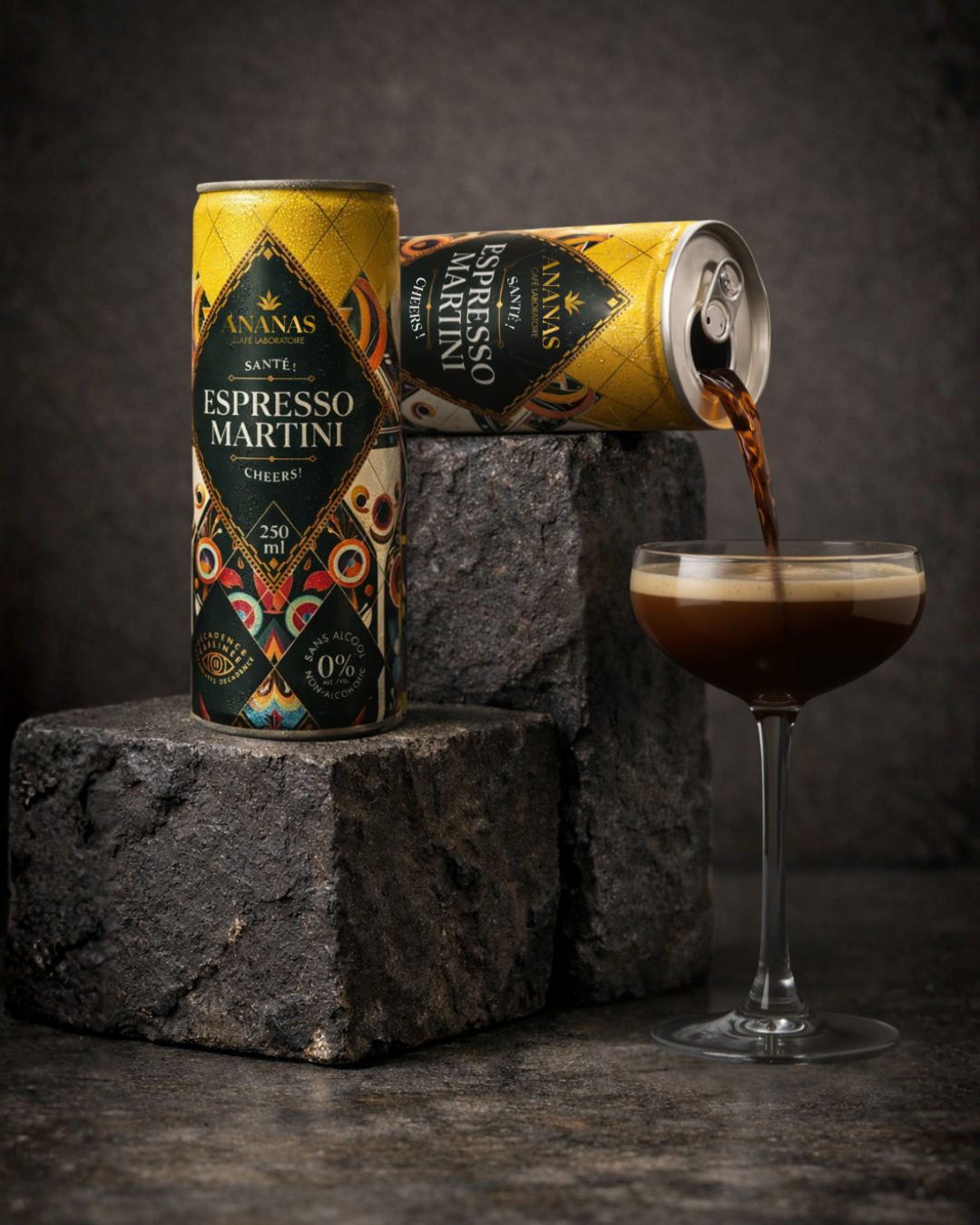 Espresso Martini sans alcool -Pack de 4