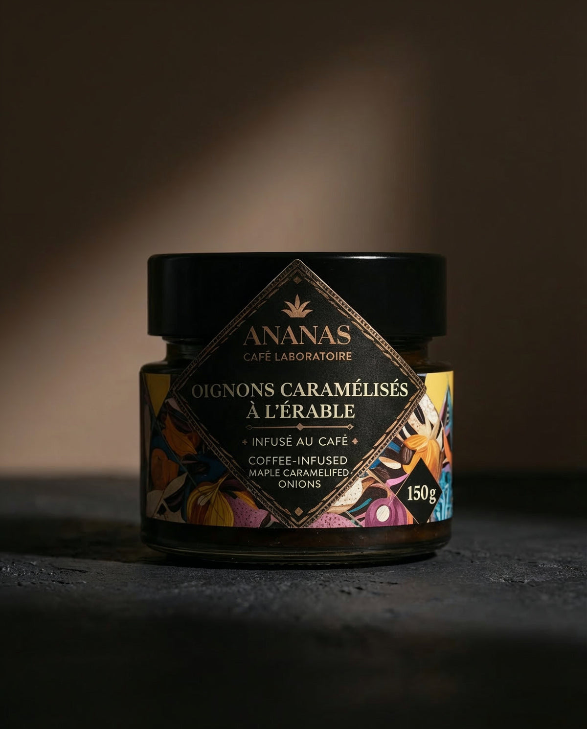 Maple and coffee-infused caramelized onions | ANANAS Café Laboratoire